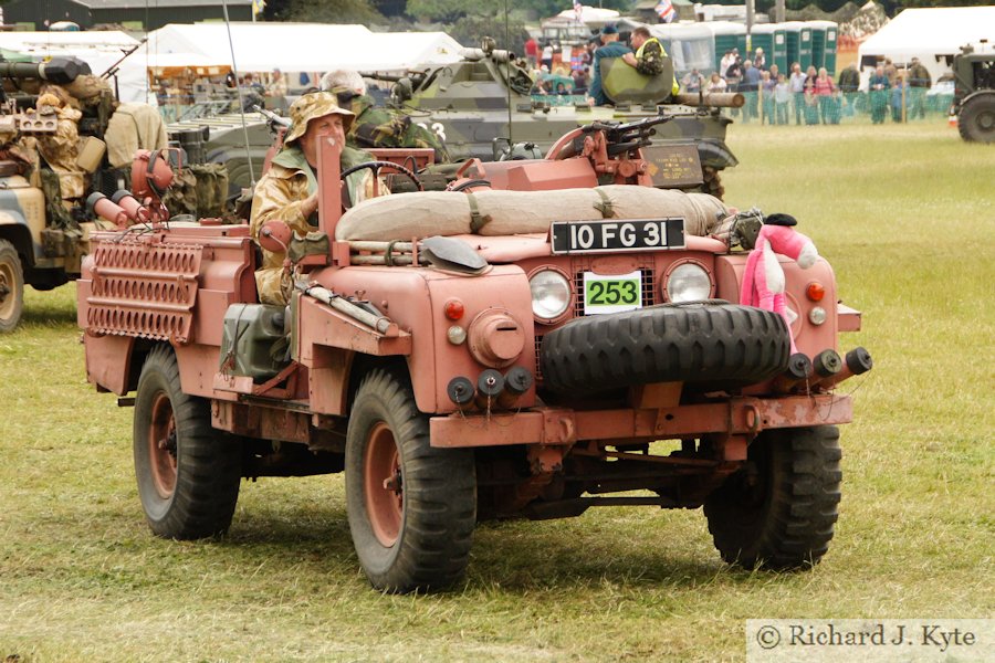Exhibit Green 253 - Land Rover SAS Pink Panther (10 FG 31), Wartime in the Vale 2015