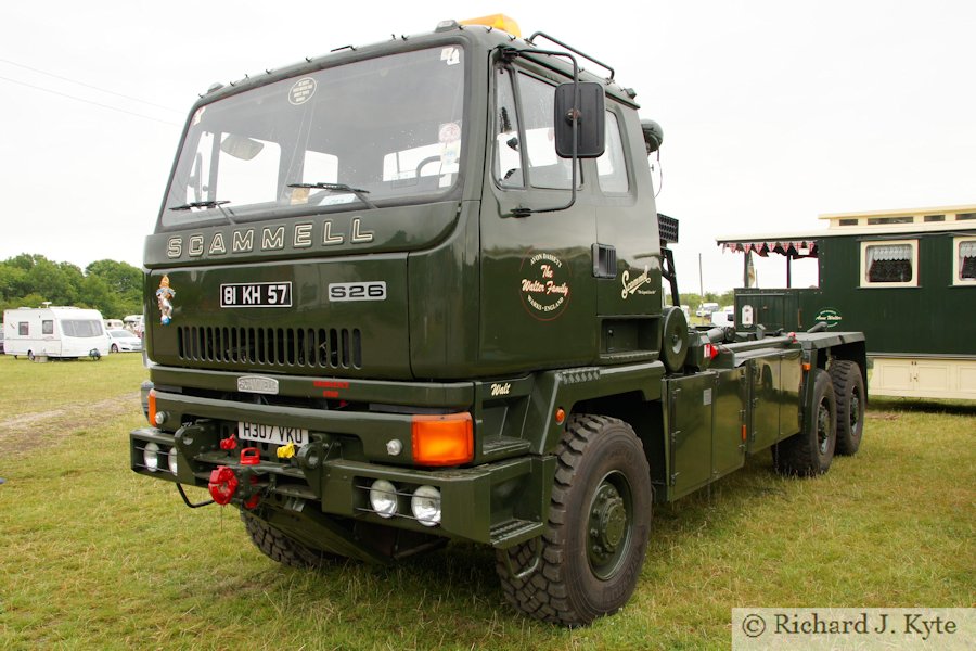 Exhibit Green 305 - Scammell S26 DROPS (81 KH 57/H307 VKU), Wartime in the Vale 2015