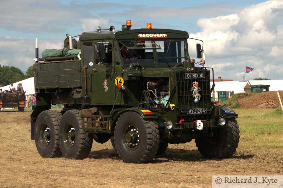Exhibit Green 310 - Scammell Explorer (01 BD 41 /VYJ 204), Wartime in the Vale 2015