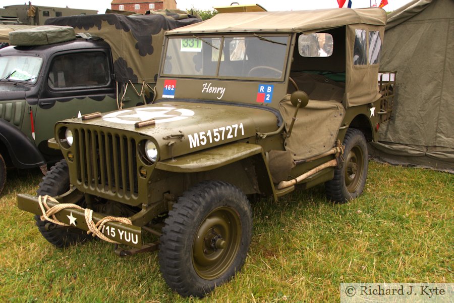 Exhibit Green 331 - Willys MB (M5157271/Henry), Wartime in the Vale 2015