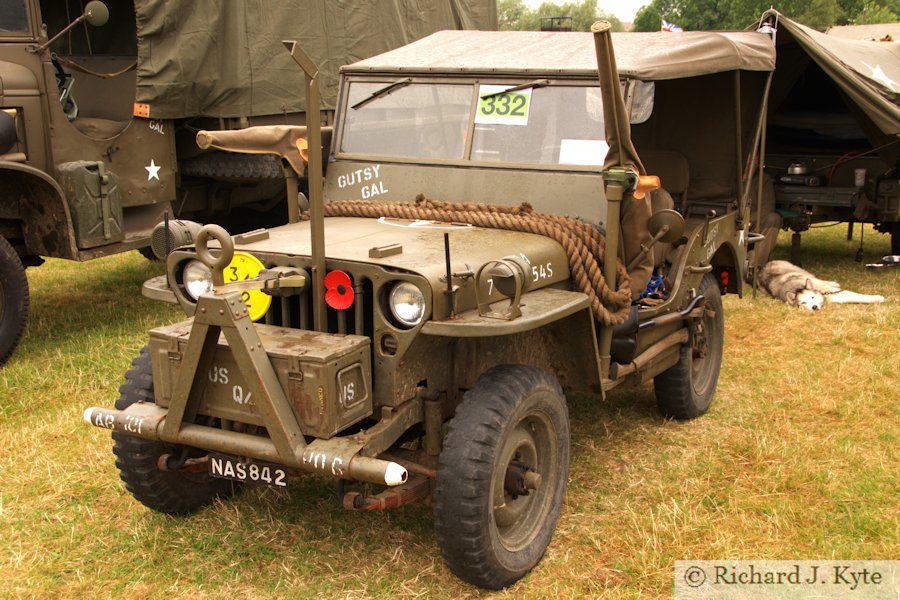 Exhibit Green 332 - Willys MB (NAS 842/Gutsy Gal), Wartime in the Vale 2015