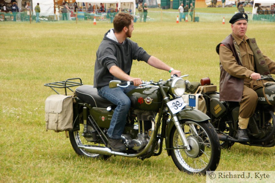 Exhibit White 39 - Matchless G3 ex-AFS, Wartime in the Vale 2015