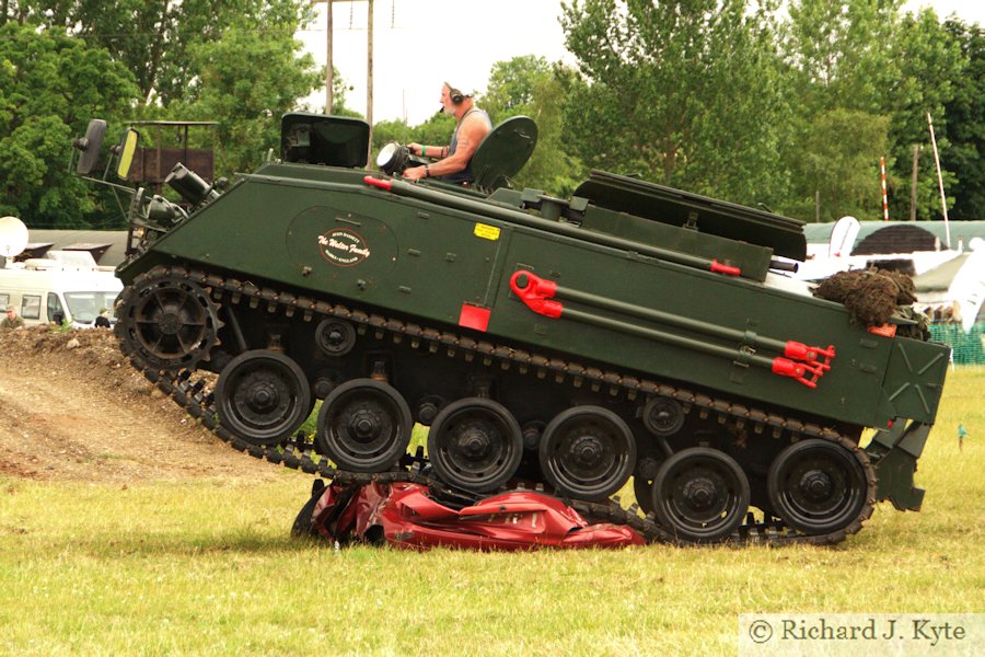 Car Crushing, Wartime in the Vale 2015