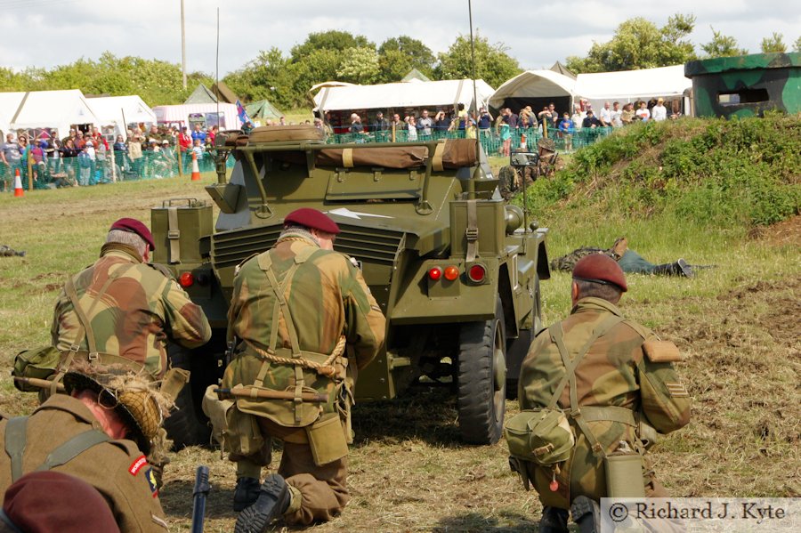 German position overrun, The Battle, Wartime in the Vale 2015