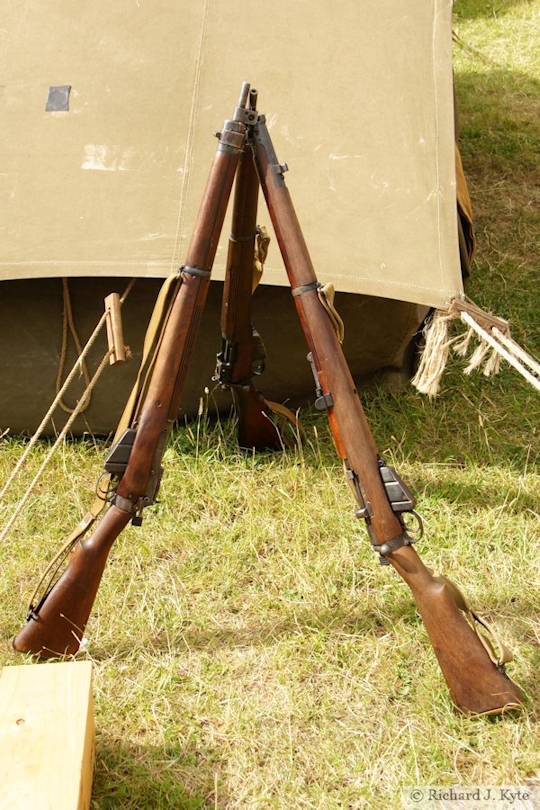 Rifles, Up the Jungle Re-enactment, Wartime in the Vale 2015