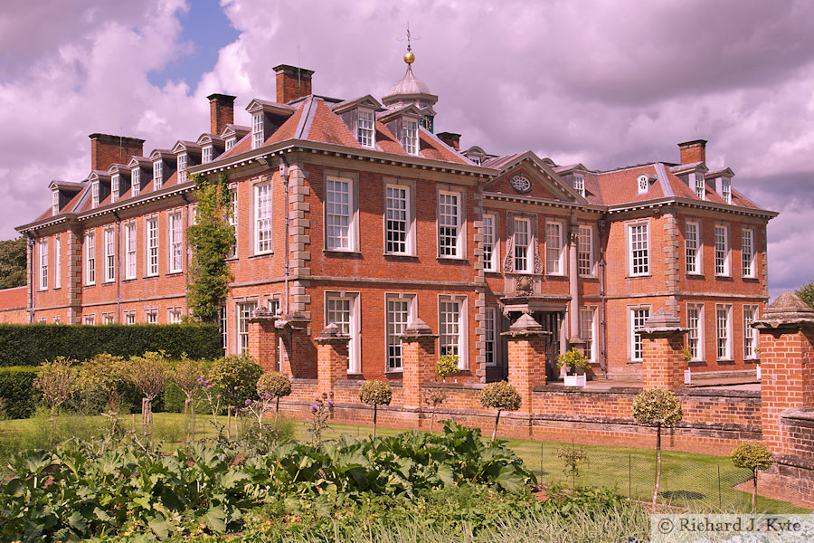 Hanbury Hall, Worcestershire, seen from the southwest