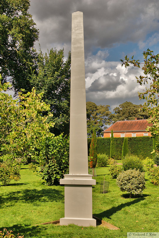 Obelisk, The Wilderness, Hanbury Hall, Worcestershire