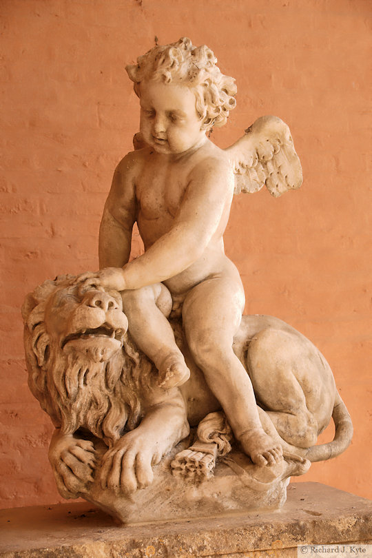 Statue, the Orangery, Hanbury Hall, Worcestershire