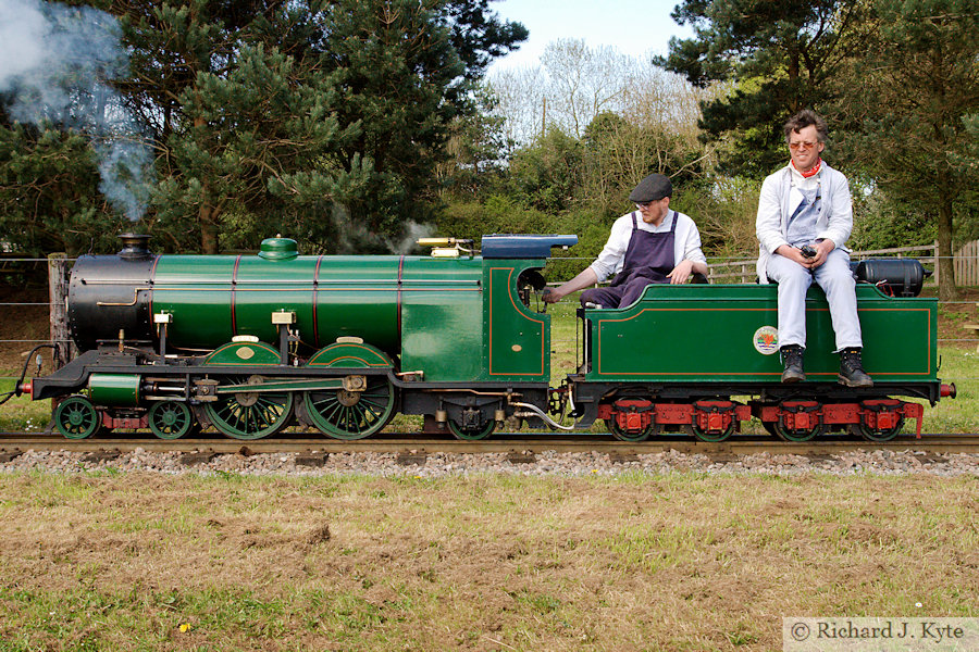 "Count Louis" heads for Perrygrove, Perrygrove Railway Spring Gala 2023