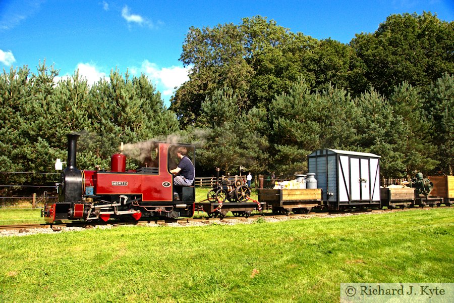"Monty" on a freight working, Perrygrove Railway Gala 2016