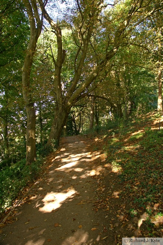 Path, The Lost Terraces, Dyrham Park, Gloucestershire