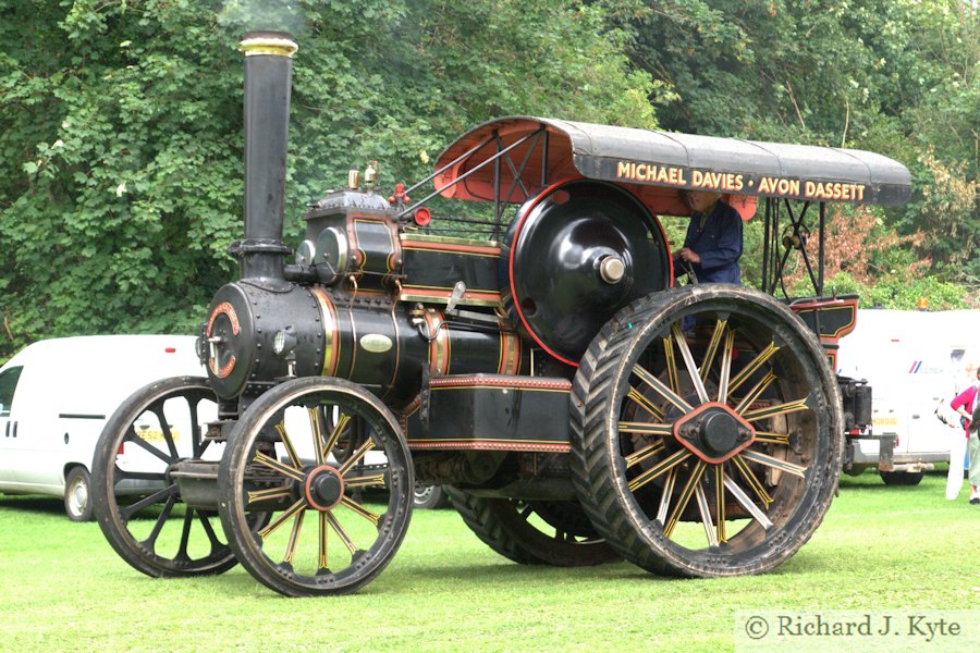 Fowler Traction Engine ("Michael Davies, Avon Dassett"), Evesham, Worcestershire