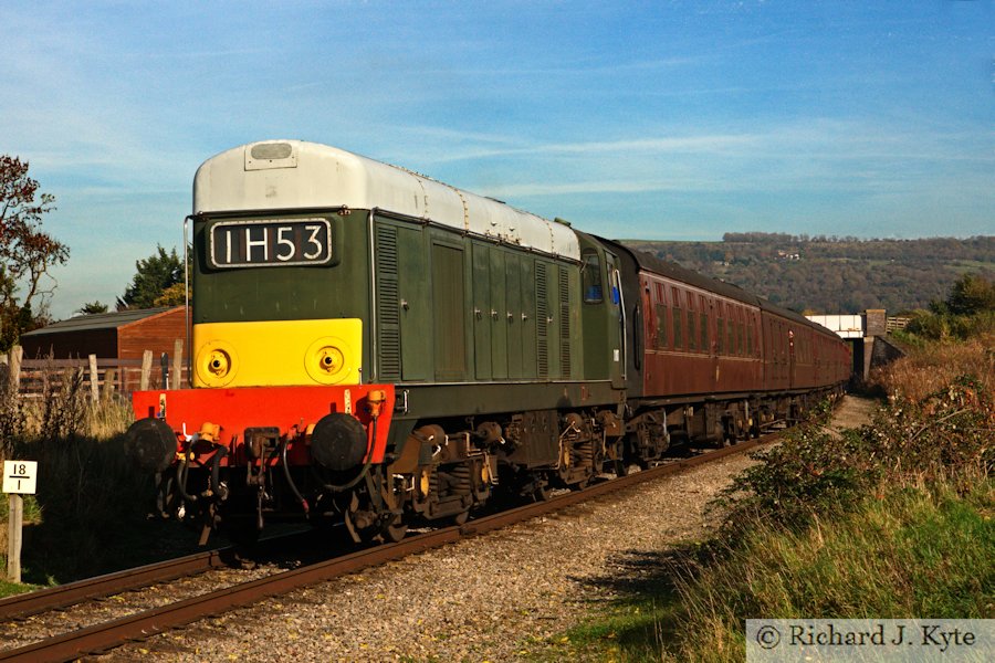 Class 20 Diesel no. D8137 (TOPS 20137) at Southam Lane, Gloucestershire Warwickshire Railway