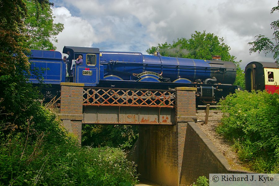 GWR King class no. 6023 King Edward II at Stanley Pontlarge,  Gloucestershire Warwickshire Railway