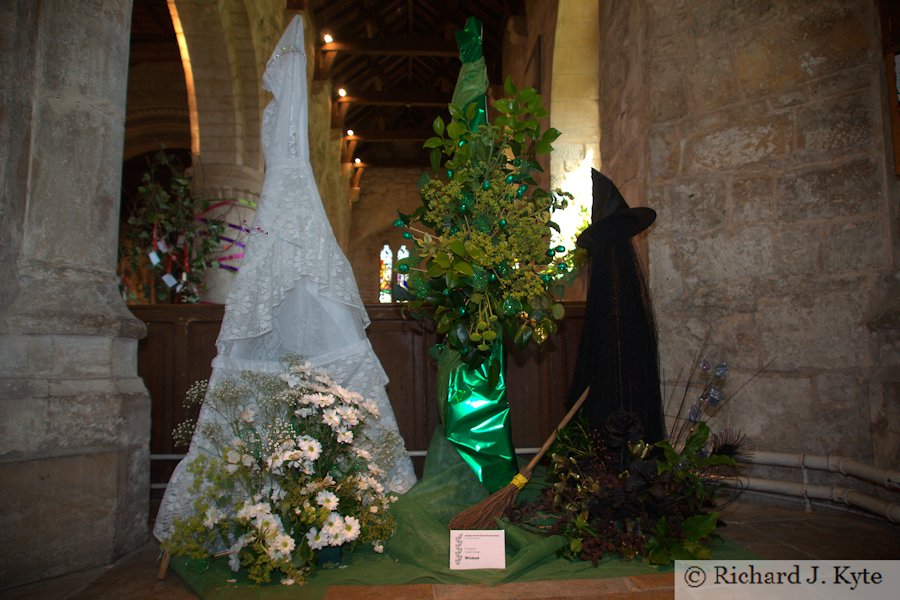 "Wicked" Flower Display, Eckington Church, Eckington Flower Festival and Open Gardens 2017