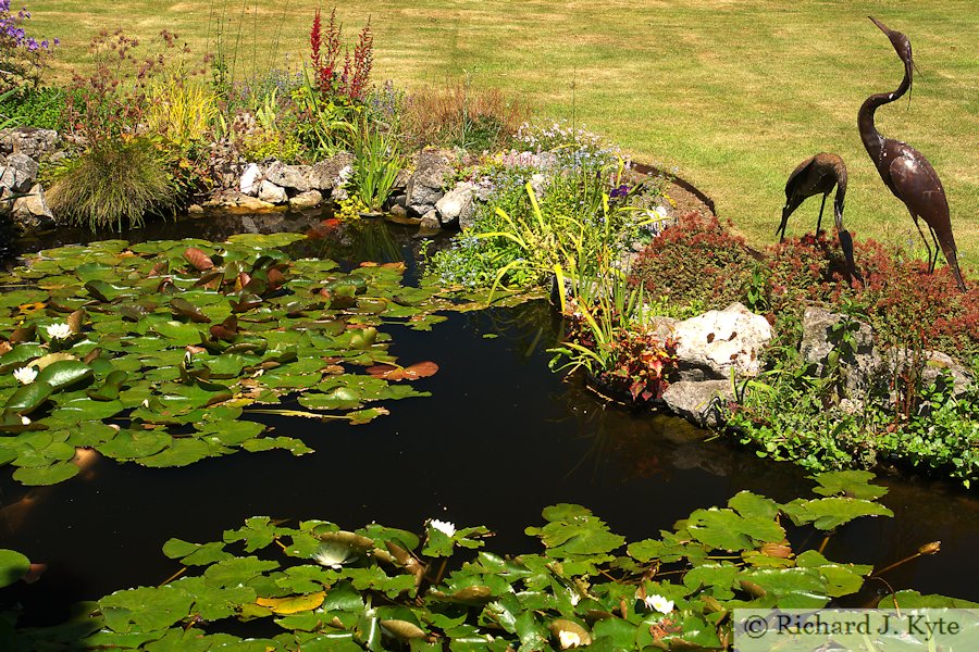  Pond, Garden 8a : "Brook House", ", Eckington Flower Festival and Open Gardens 2017