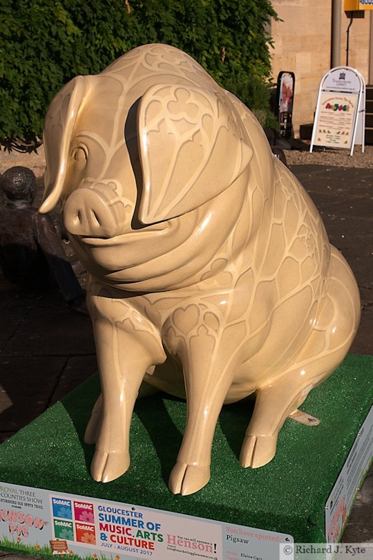 Pig 32 : "Pigsaw", Henson Pig Trail 2017, Gloucestershire