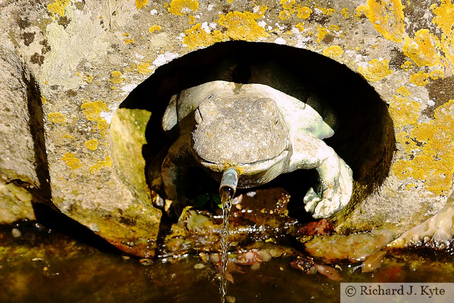 Frog Fountain, Garden 19 : Columbary House, Cropthorne Walkabout 2018