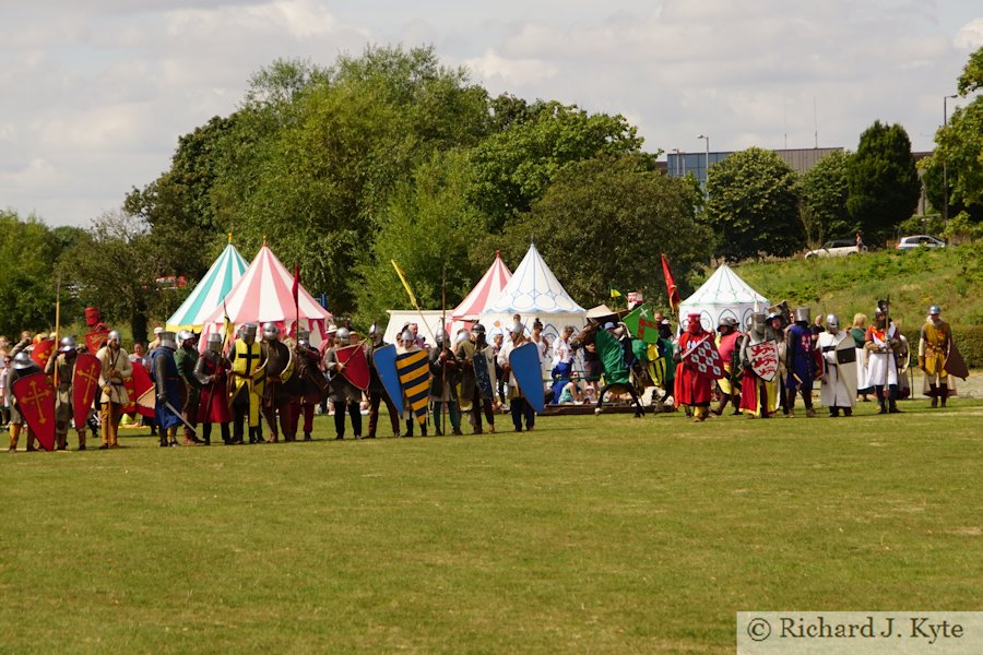 Battle of Lewes Re-enactment : Royalist forces take the field, Battle of Evesham 2018 Re-enactment