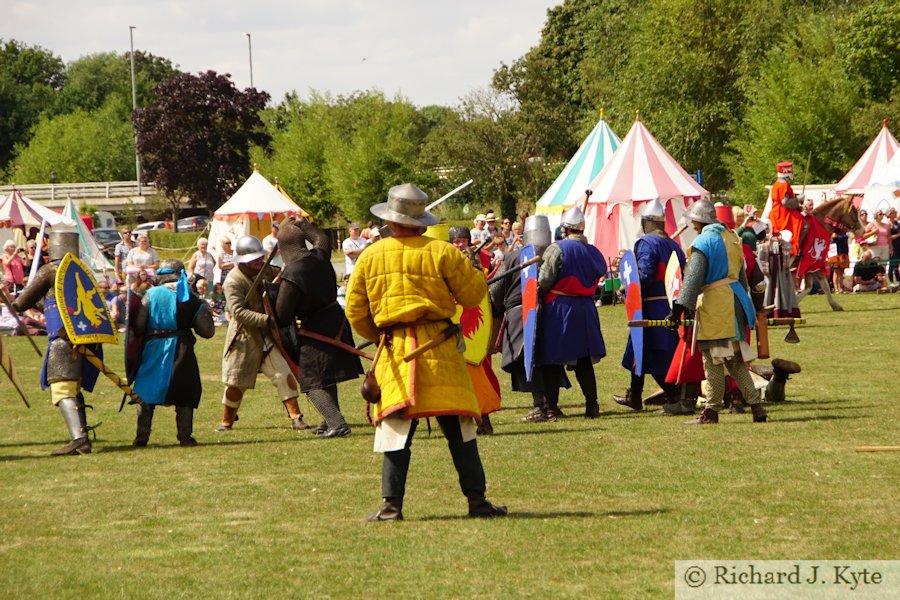 Battle of Lewes Re-enactment : De Montfort's Army gains the upper hand., Battle of Evesham 2018 Re-enactment