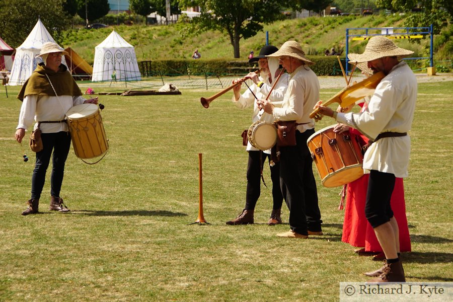 Medieval Musicians, Battle of Evesham 2018 Re-enactment