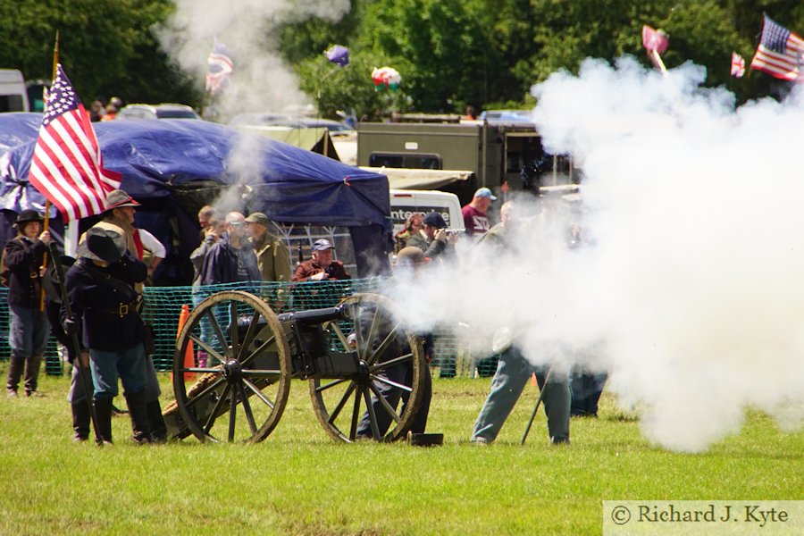American Civil War Re-enactment - Union Artillery - Wartime in the Vale 2019