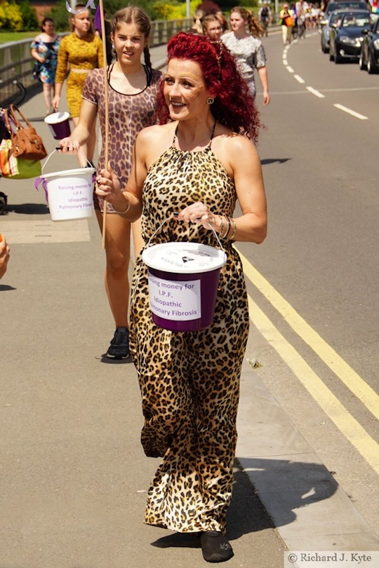 Charity Collector, Evesham Carnival 2019