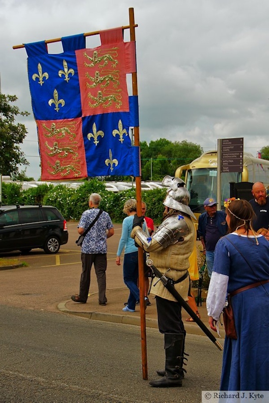 Royal Arms of King Edward IV, Carnival Parade, Tewkesbury Medieval Festival 2019