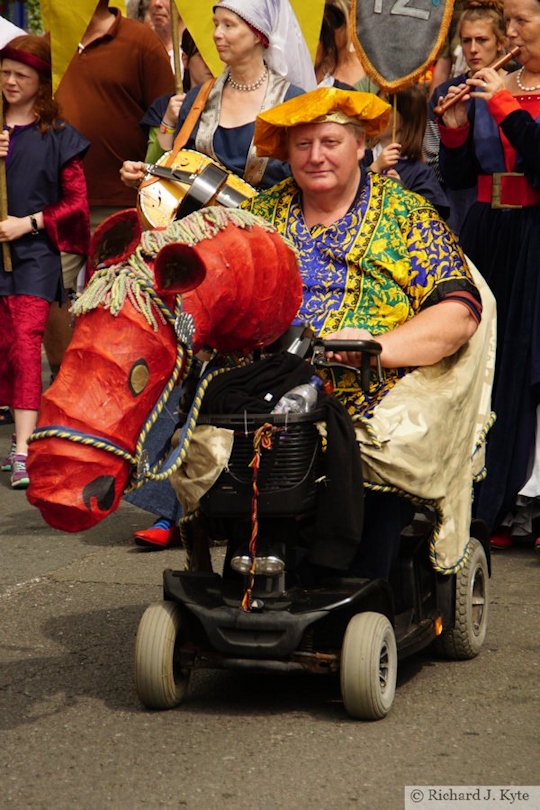 Participant, Carnival Parade, Tewkesbury Medieval Festival 2019