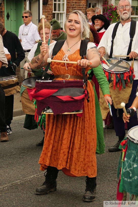 Pentacle Drummer, Carnival Parade, Tewkesbury Medieval Festival 2019