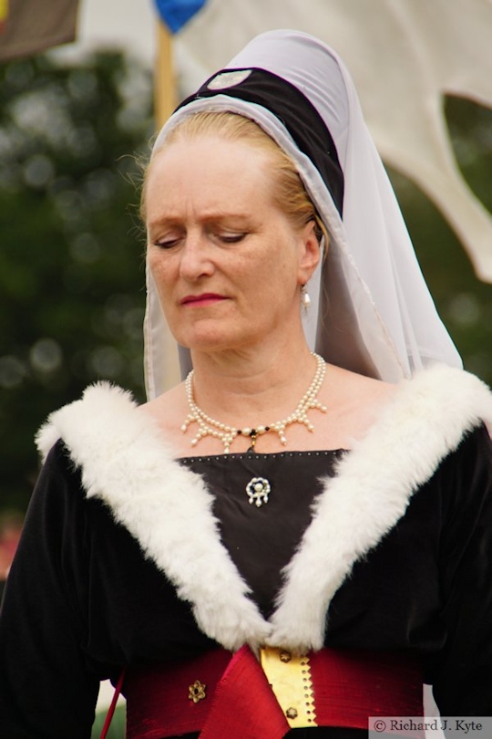 Margaret of Anjou, Battle re-enactment, Tewkesbury Medieval Festival 2019