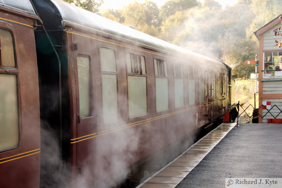 GWR 4575 class no. 5541 awaits departure from Norchard Low Level, Dean Forest Railway, Gloucestershire