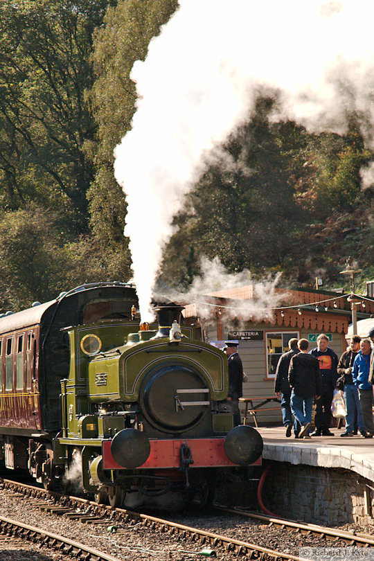 Andrew Barclay 0-4-0T "Rosyth No. 1"at Norchard Low Level, Dean Forest Railway, Gloucestershire