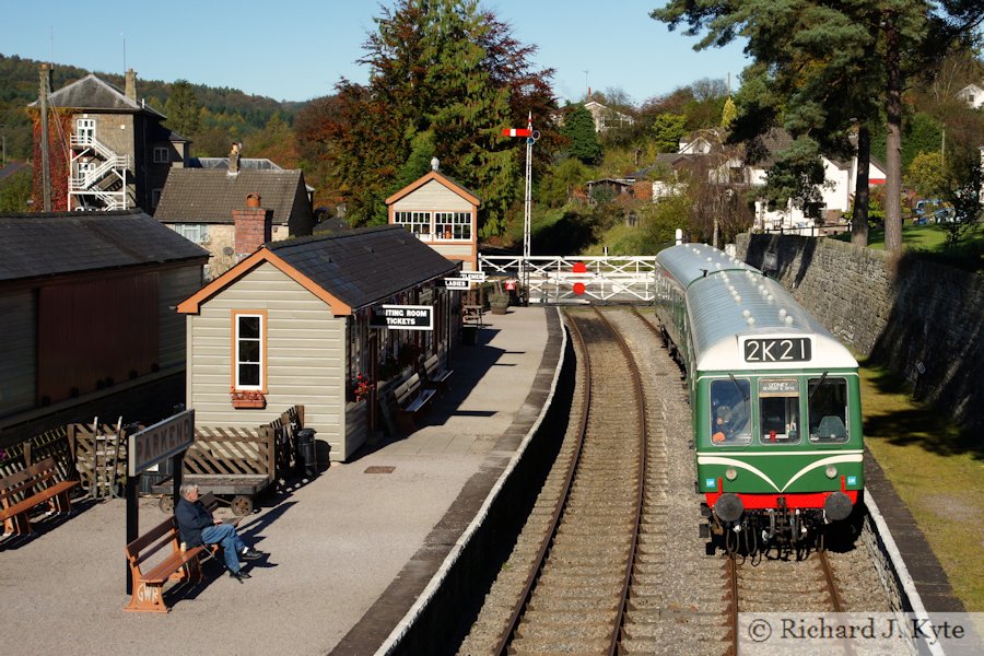 Class 108 DMU at Parkend, Dean Forest Railway, Gloucestershire, Gloucestershire