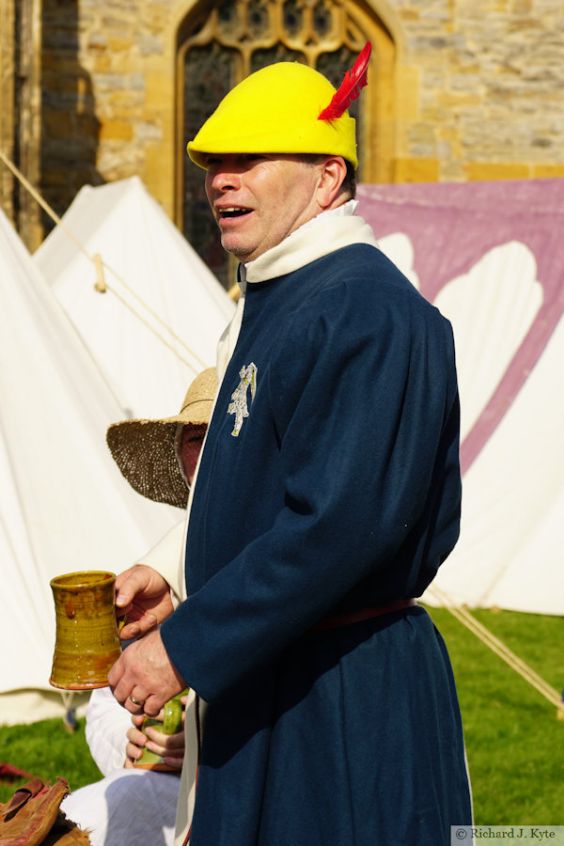 Re-enactor, Evesham Medieval Market 2020