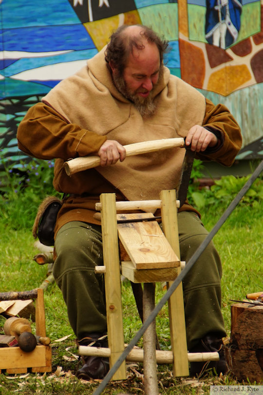 Medieval Craftsman, Evesham Medieval Market 2021