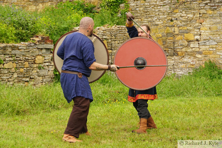 Swordfight, Evesham Medieval Market 2021