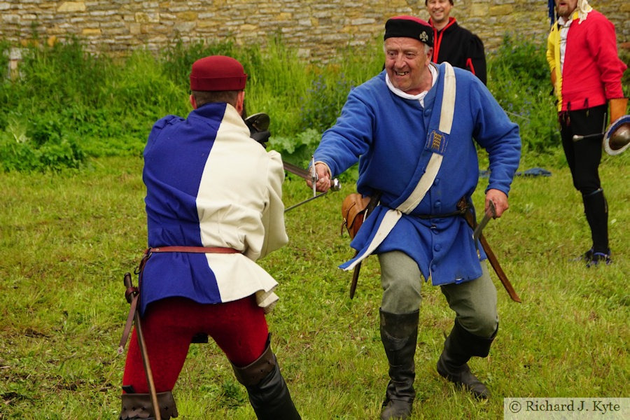 Swordfight, Evesham Medieval Market 2021