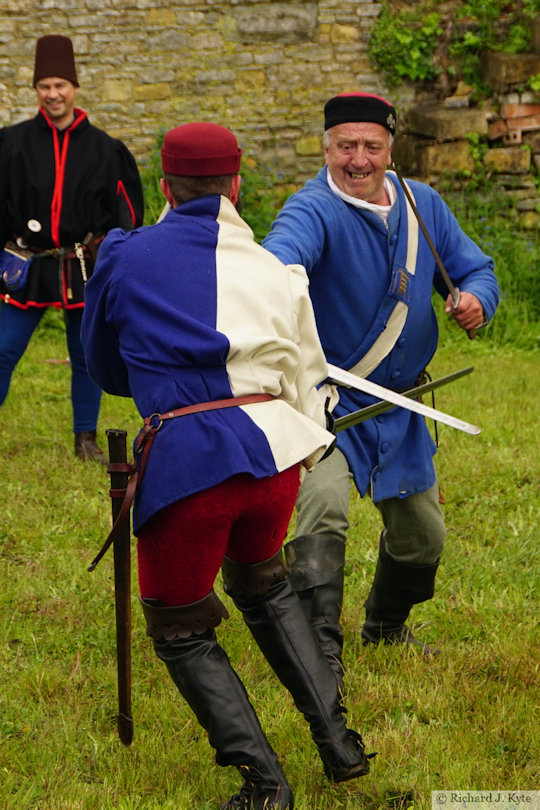 Swordfight, Evesham Medieval Market 2021