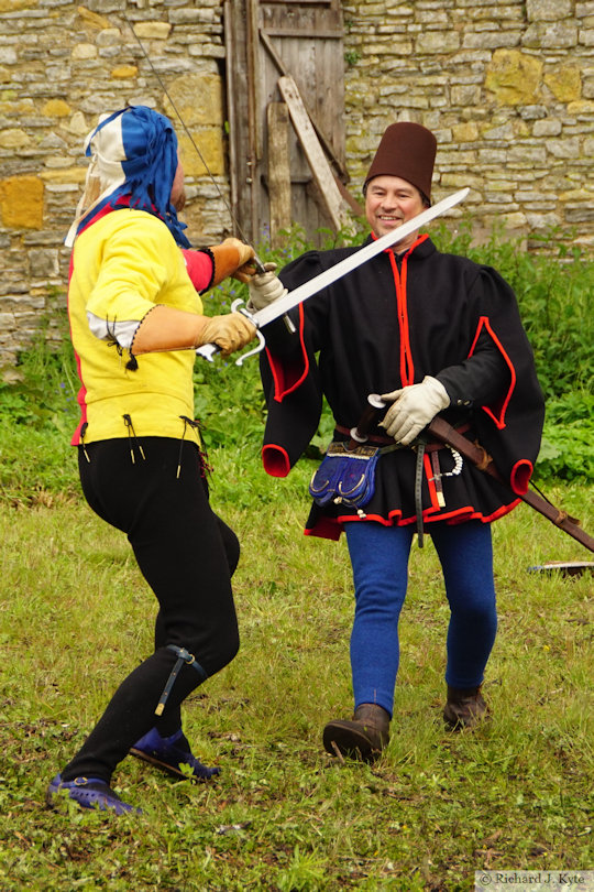 Swordfight, Evesham Medieval Market 2021