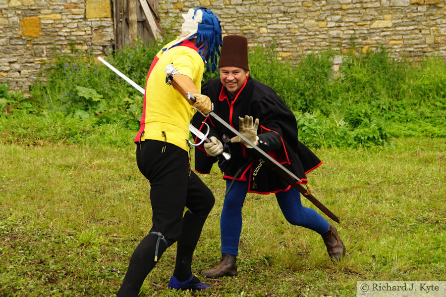 Swordfight, Evesham Medieval Market 2021