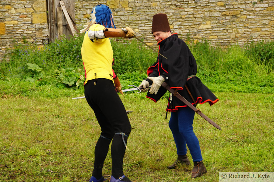 Swordfight, Evesham Medieval Market 2021