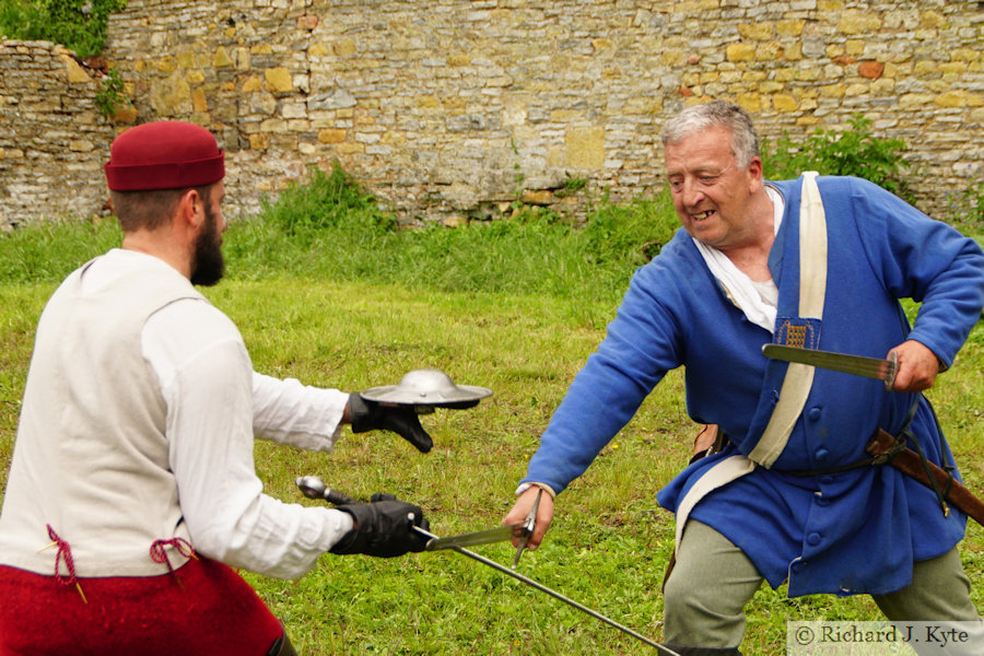 Swordfight, Evesham Medieval Market 2021