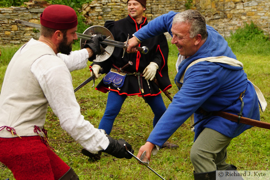 Swordfight, Evesham Medieval Market 2021