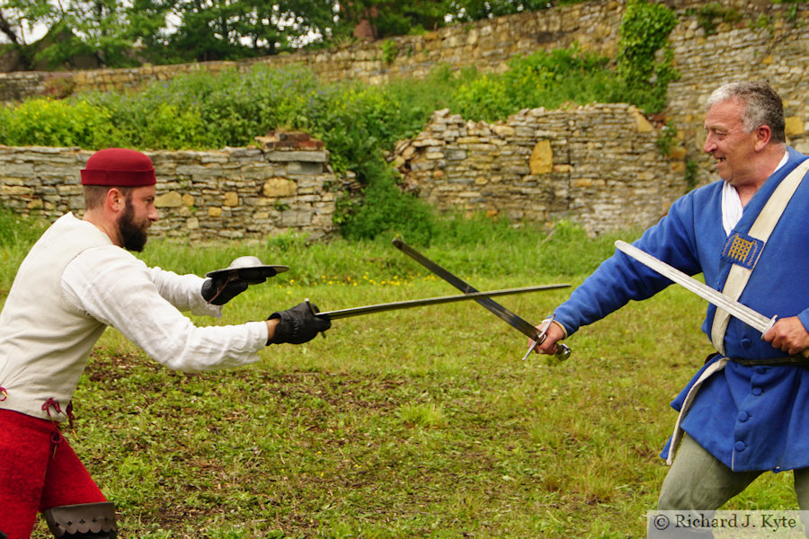 Swordfight, Evesham Medieval Market 2021