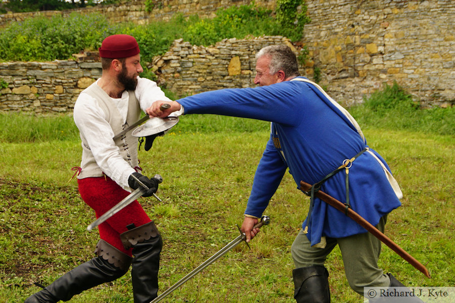 Swordfight, Evesham Medieval Market 2021