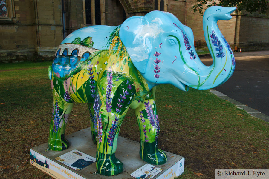 Elephant 10 : "Lucy Lavender", Worcester Big Parade 2021