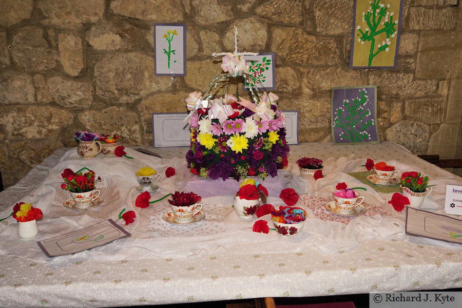 Flower Display: "Seventy Years", Eckington Open Gardens and Flower Festival 2022