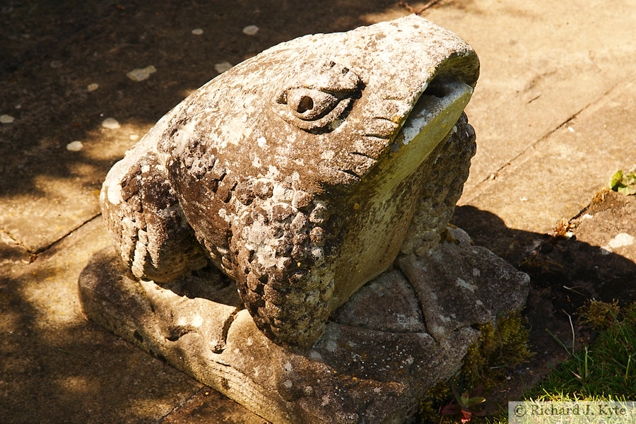 Frog Ornament, Garden 28: "The Lenches", Eckington Open Gardens and Flower Festival 2022 