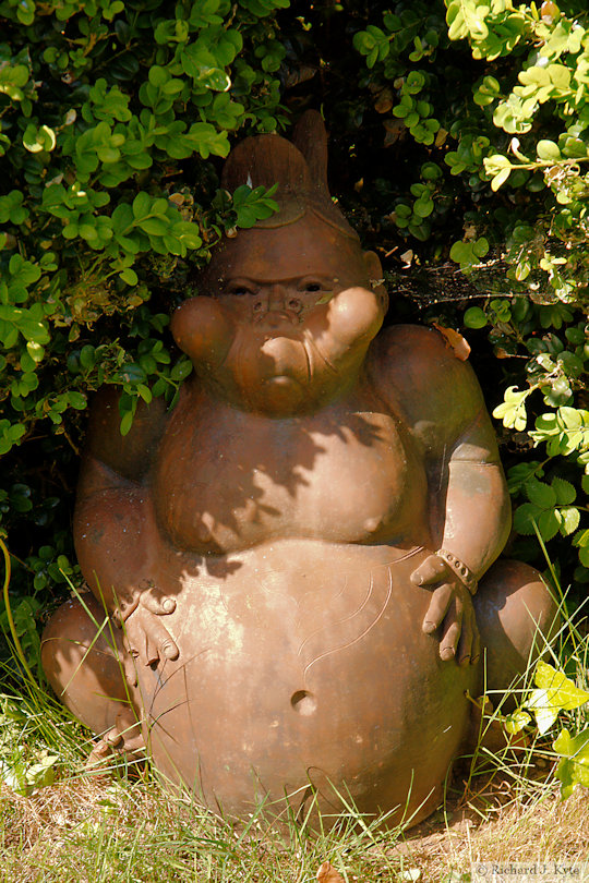 Buddha Ornament, Garden 28: "The Lenches", Eckington Open Gardens and Flower Festival 2022